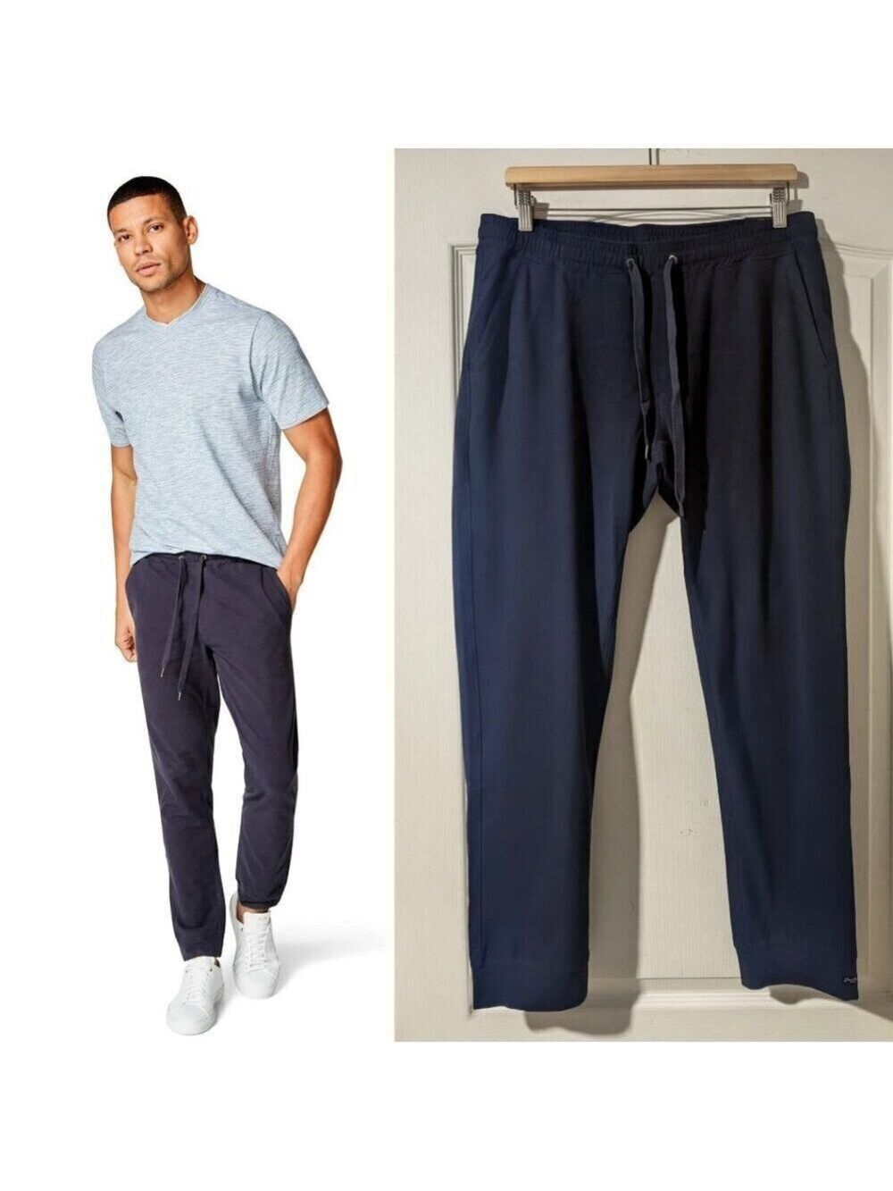 Good Man Brand | Jetset joggers In Sky Captain Navy (Large)